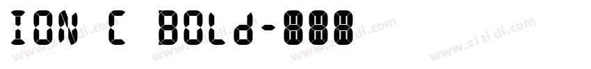 ION C Bold字体转换